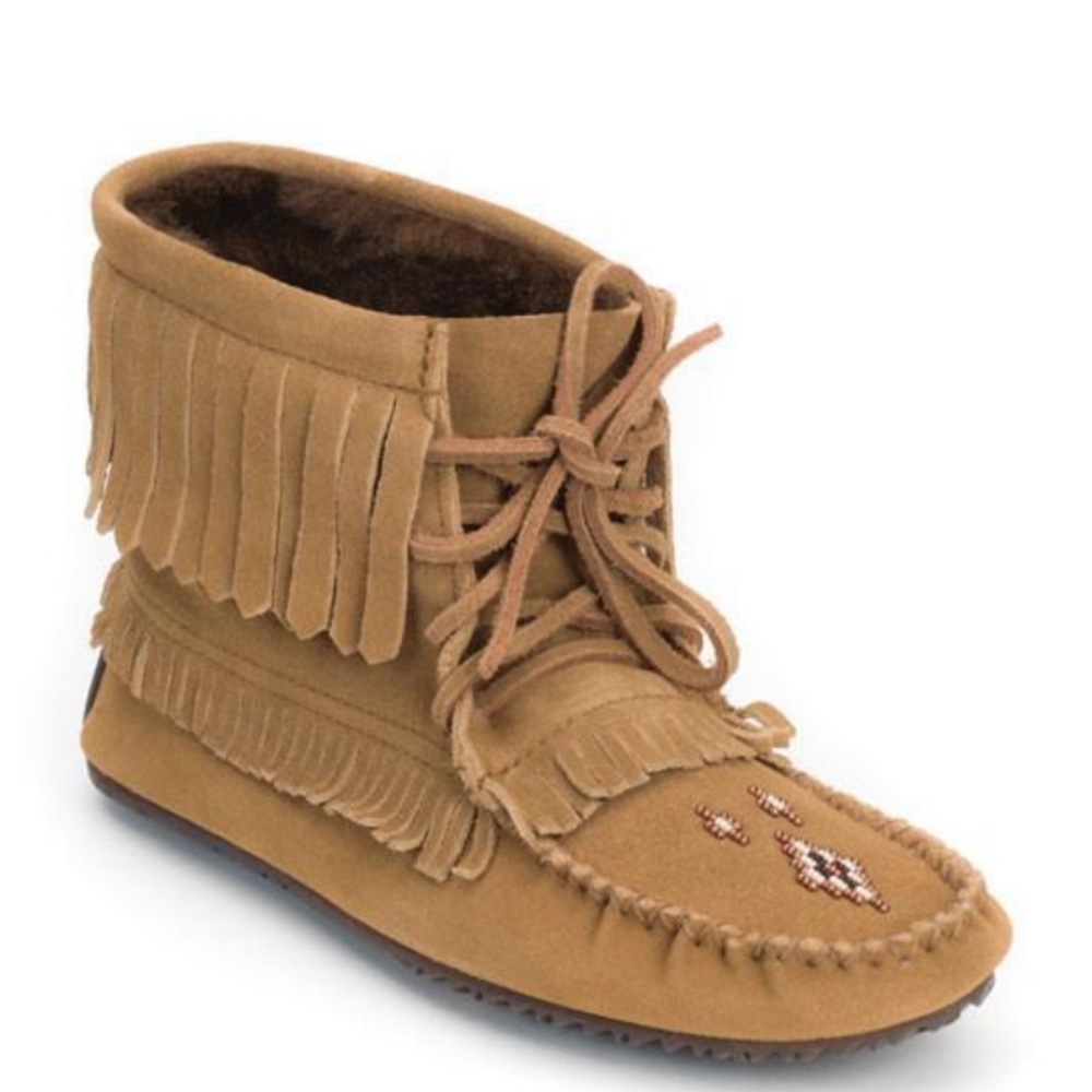 NWT Manitoba Mukluk rare leather suede boots moccasins shoes